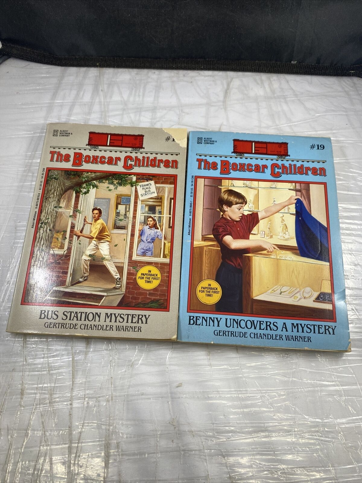 The Boxcar Children Book Lot of 2 Vintage 2nd Print #18 And #19