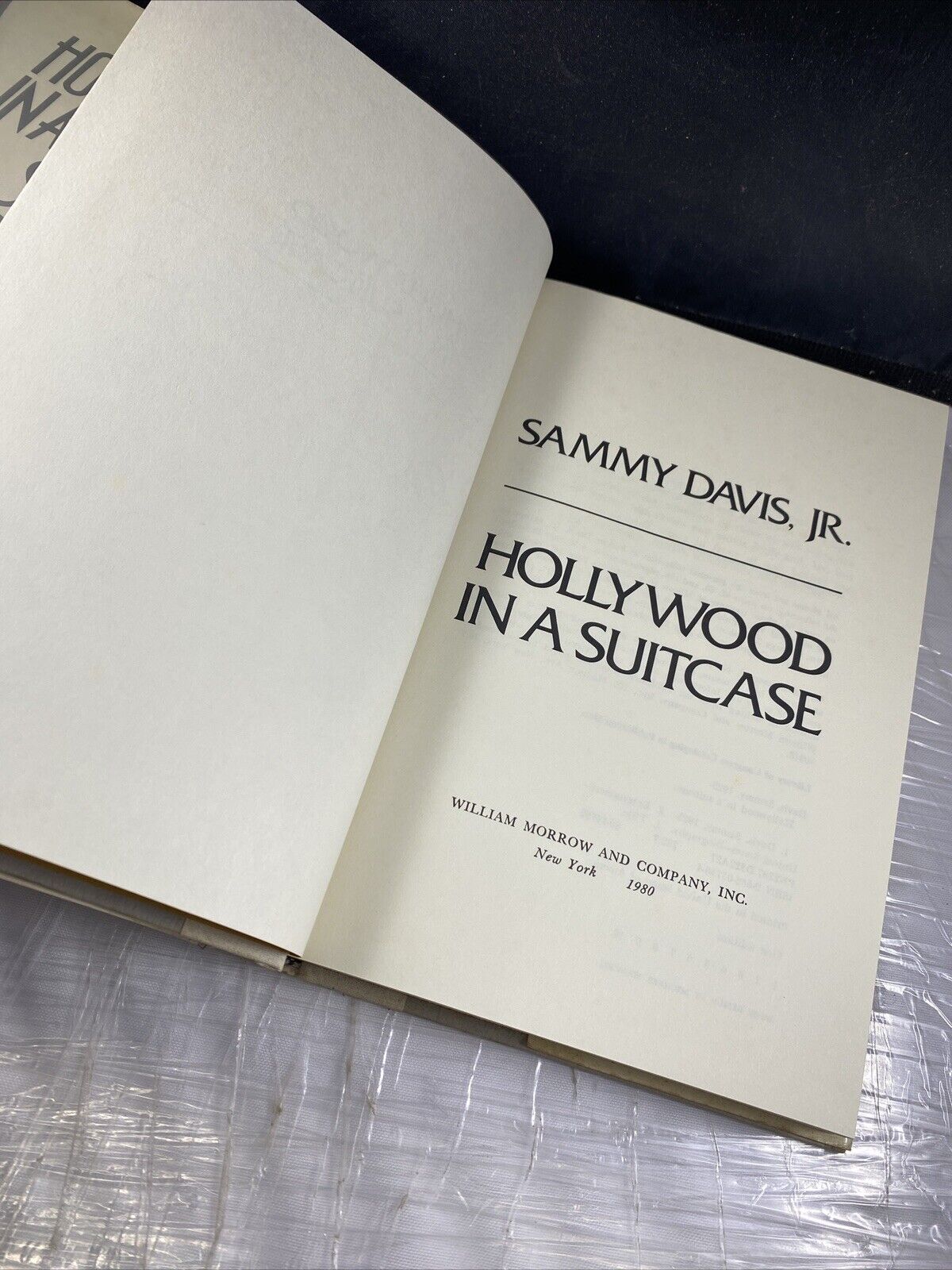 Hollywood in a Suitcase Sammy, Jr. Davis Vintage 80s First Edition 1st Print