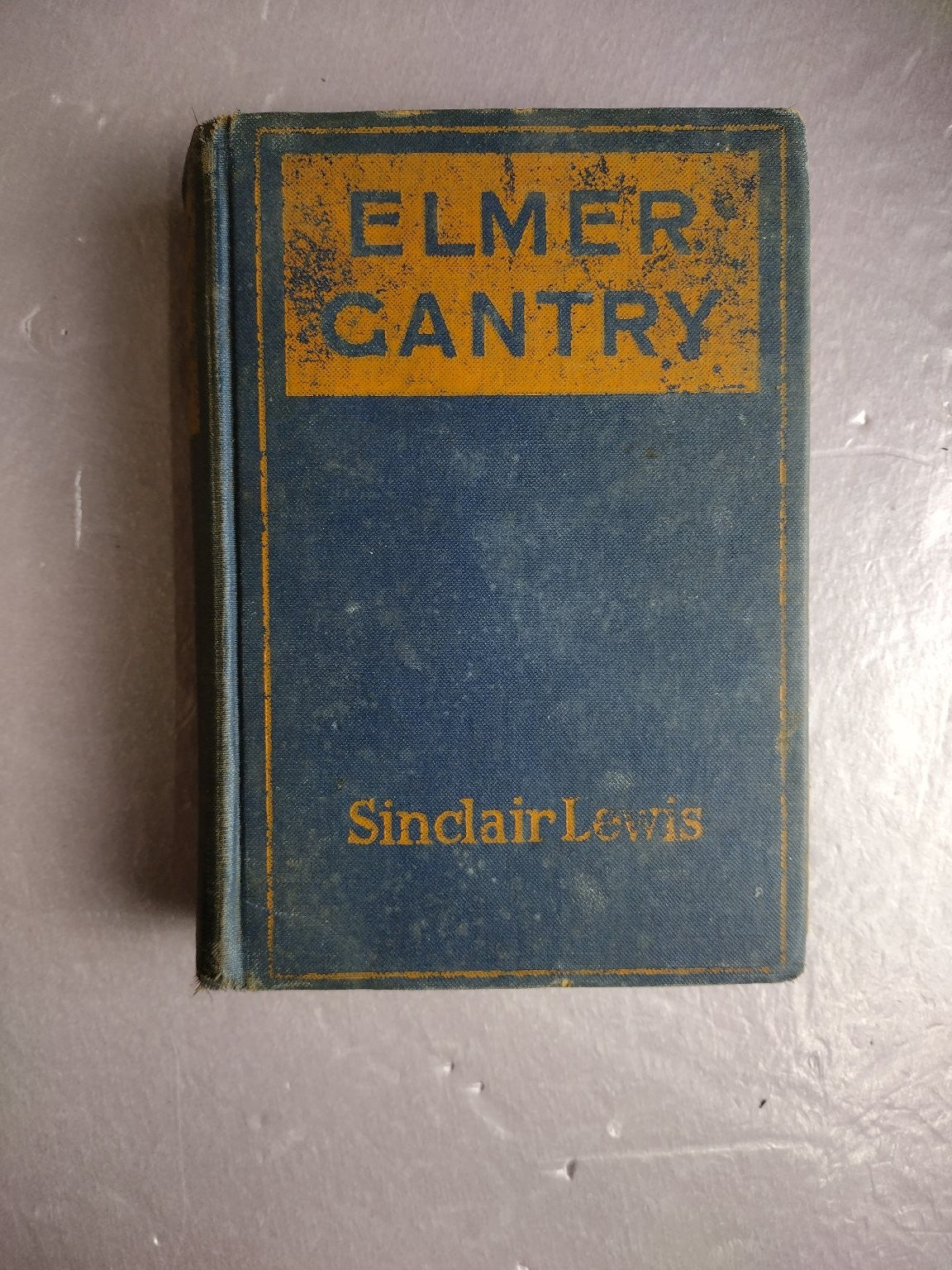 Elmer Gantry Sinclair Lewis 1927 First Edition Classic Literature Harcourt Brace