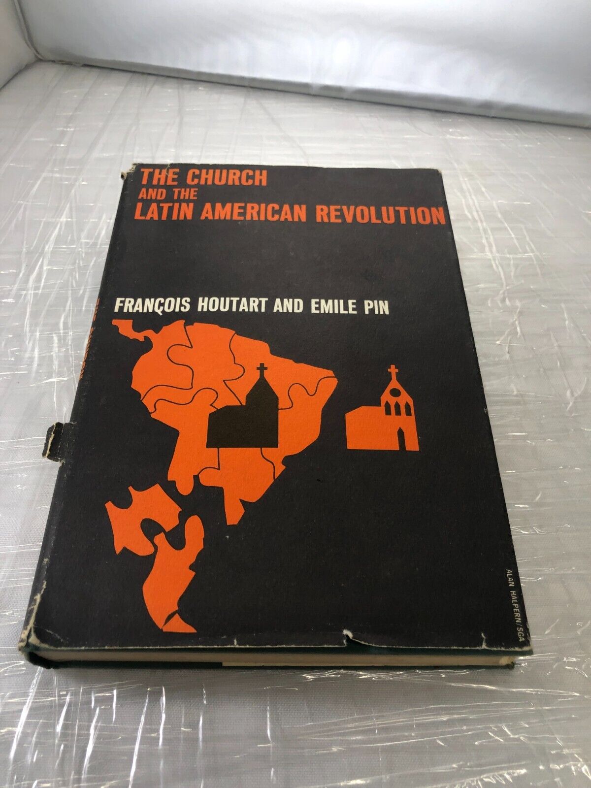 Vintage The Church and the Latin American revolution Hardcover 1965 Houtart Pin