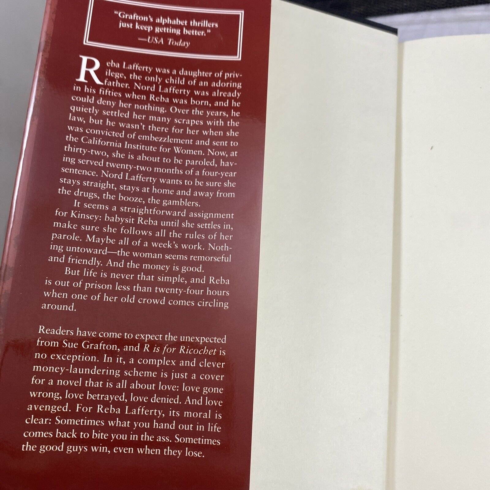 Kinsey Millhone Alphabet Ser.: R is for Ricochet by Sue Grafton (2004 Putnam BCE