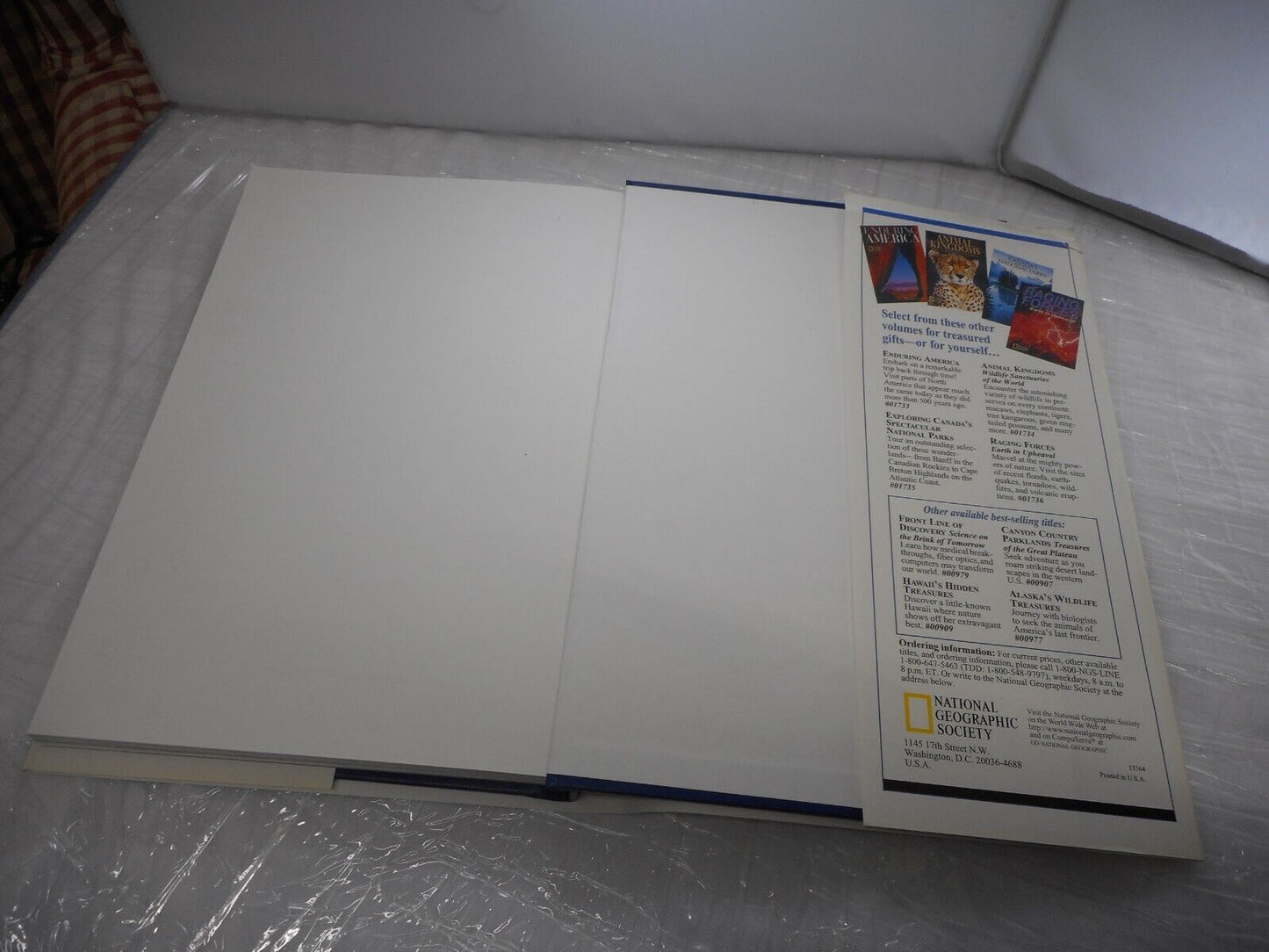 (With Bookplate) National Geographic Wild Animals of North America Hardback 1998