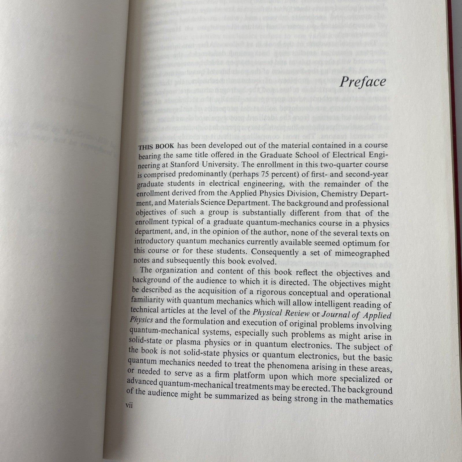 Basic Quantum Mechanics by Robert White 1966 Hardcover Book 