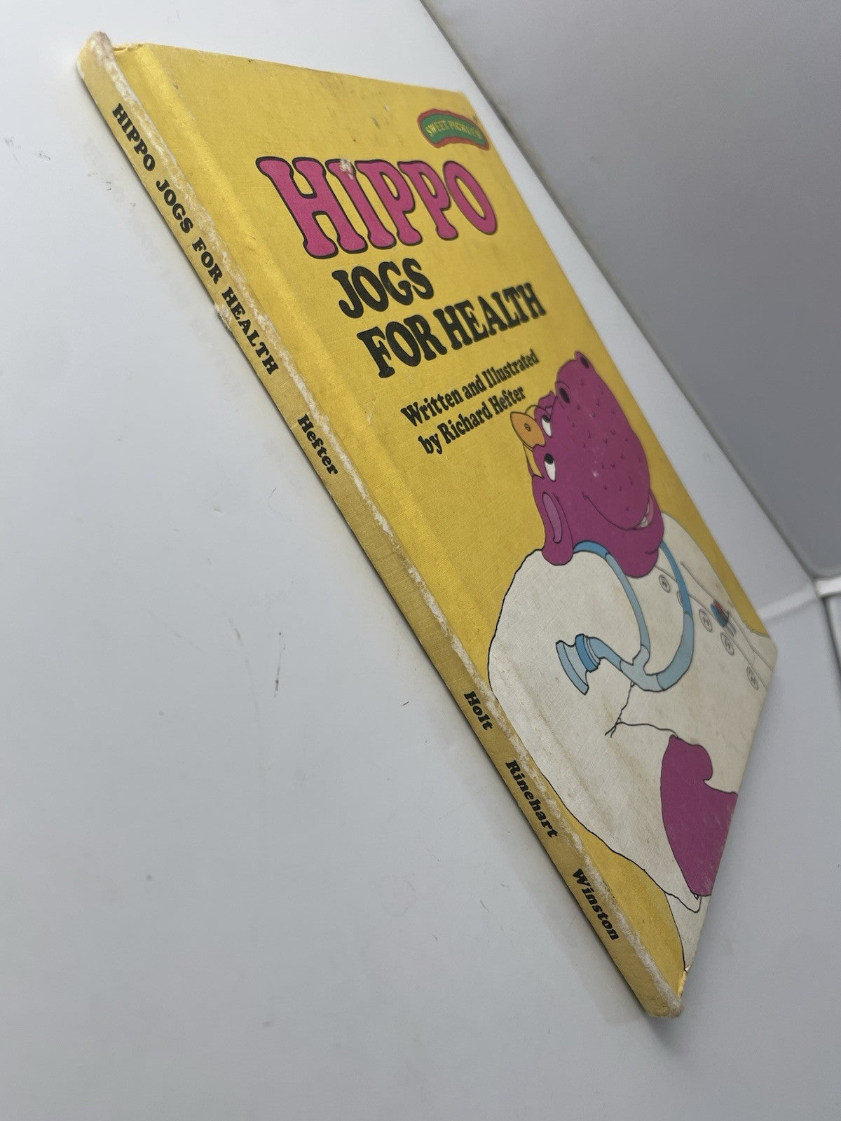 Sweet Pickles ~ Hippo Jogs For Health by Hefter 1977 Hardcover Book Smaller