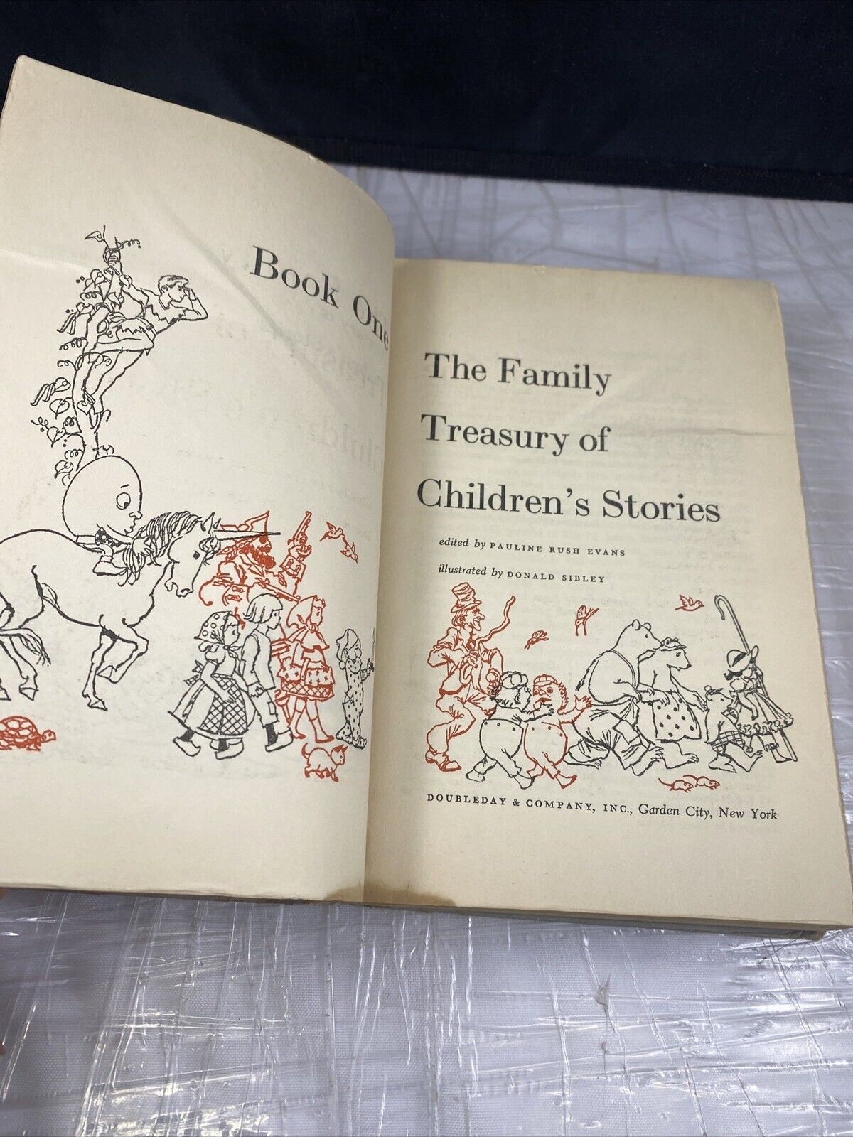 The Family Treasury of Children's Stories Book One 1956 Hardcover Illustrated