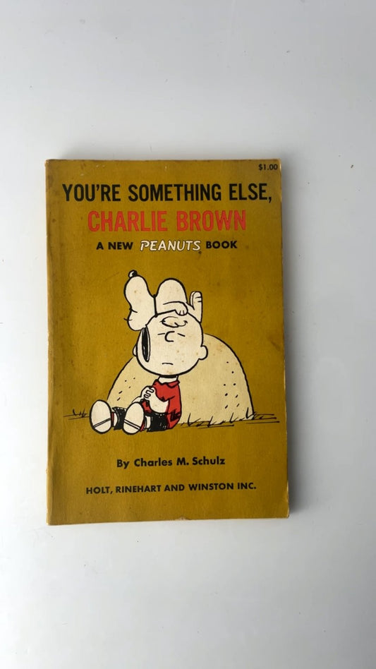 You're Something Else Charlie Brown Charles M Schulz 1st Ed 1968 Peanuts