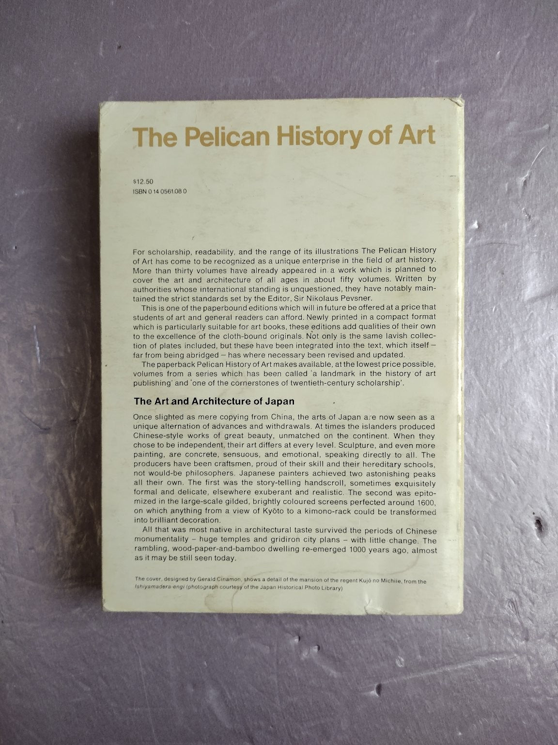 The Art & Architecture of Japan Paine Soper Pelican History Art 1974 Penguin