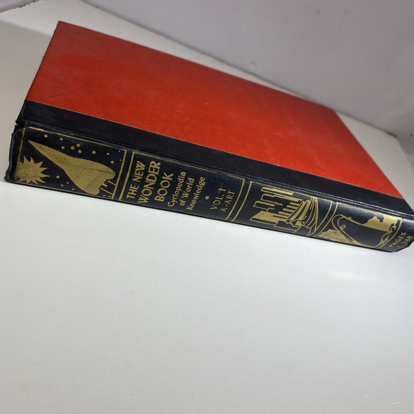 The New Wonder Book Cyclopedia Of World Knowledge Vol. 1 A- Art (1953 Paperback)