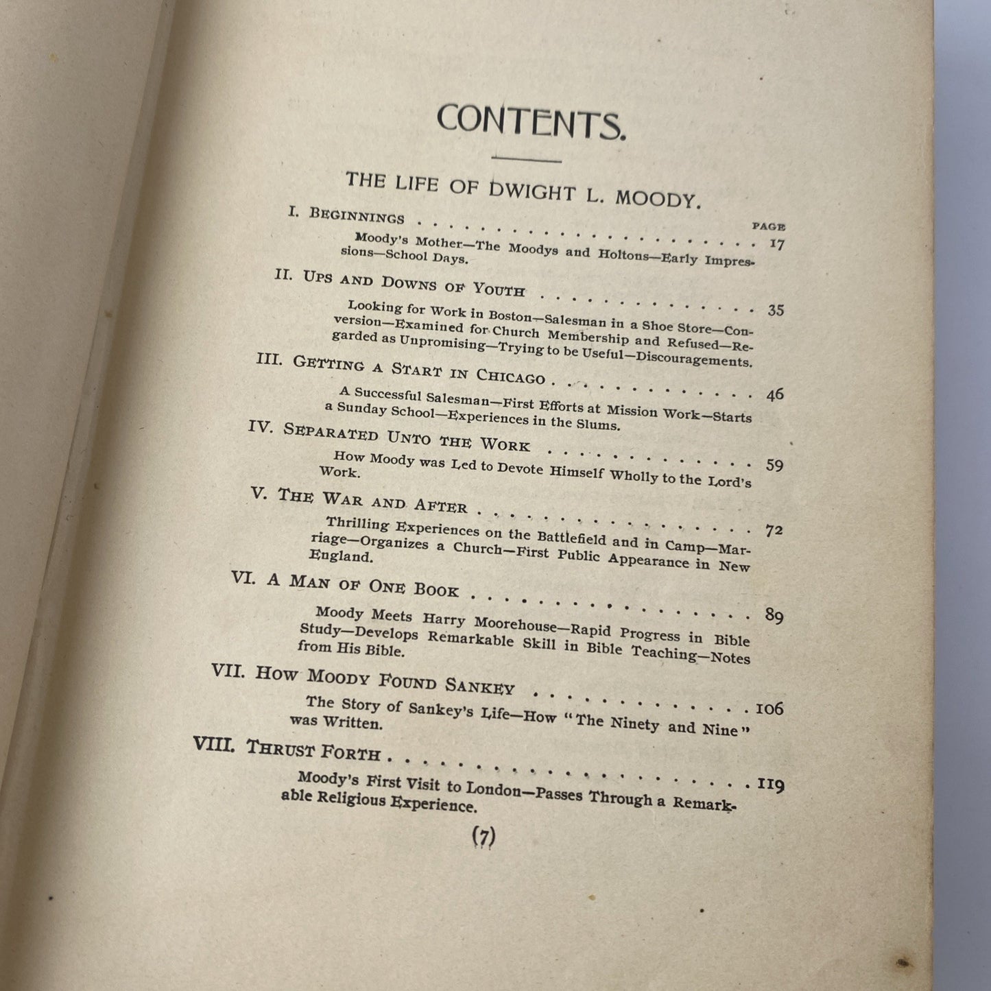 Dwight L Moody His Life His Work His Word Original 1900 First Edition Literature