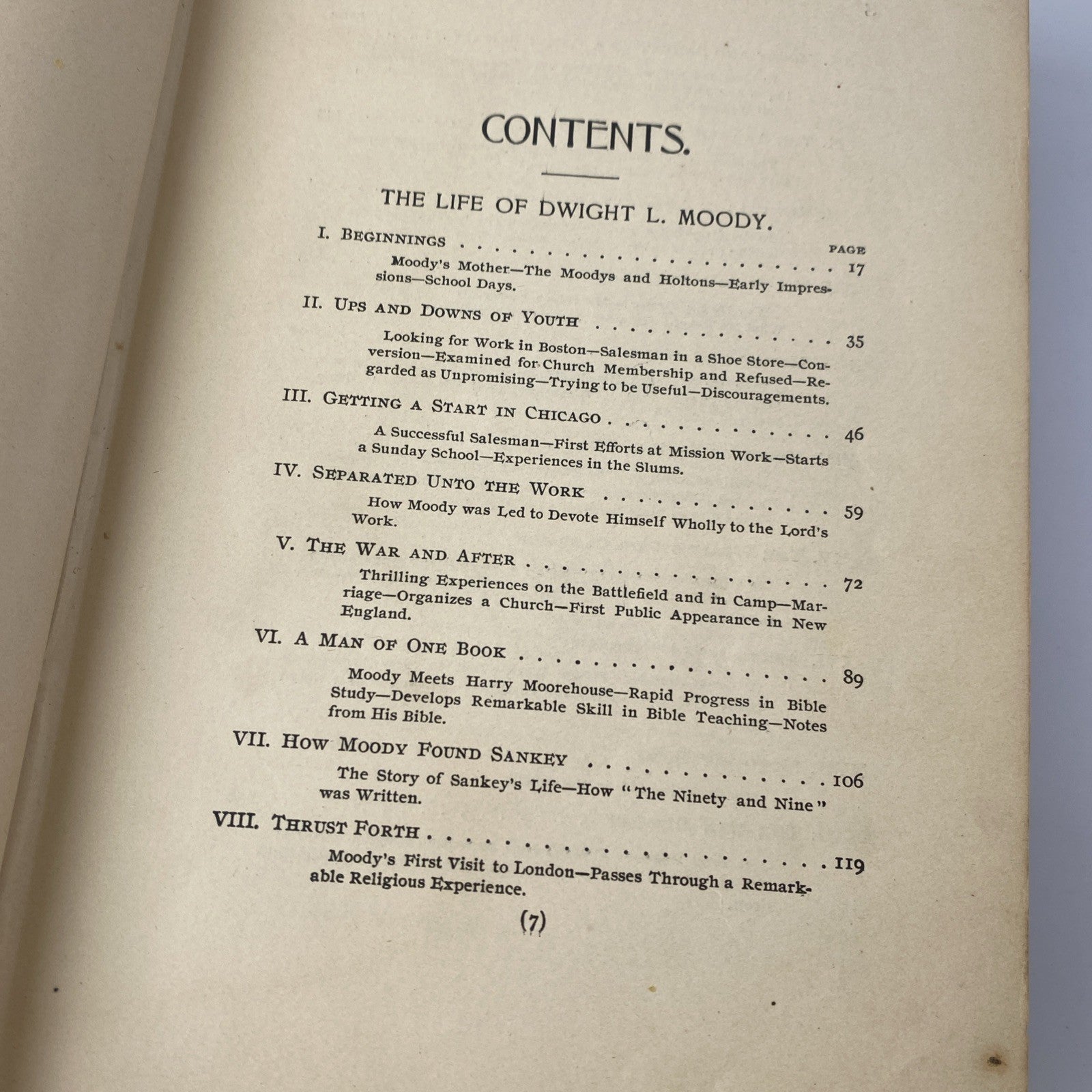 Dwight L Moody His Life His Work His Word Original 1900 First Edition Literature
