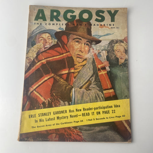 Argosy Magazine Nov 1949 Erle Stanley Gardner I Was Shanghaied Into The Foreign