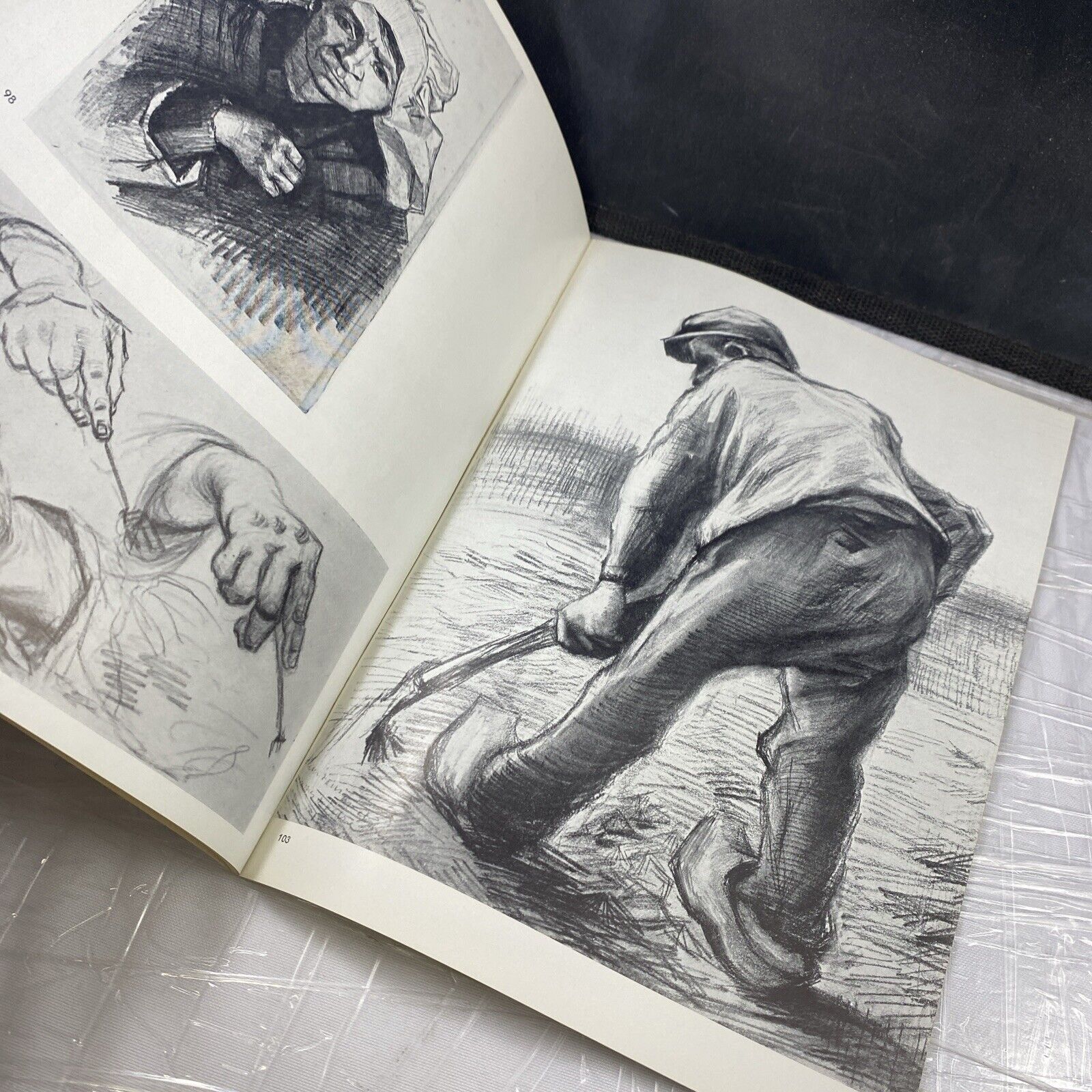Vincent Van Gogh Museum Art Book (1959) Color Photos Anthology Made Netherlands