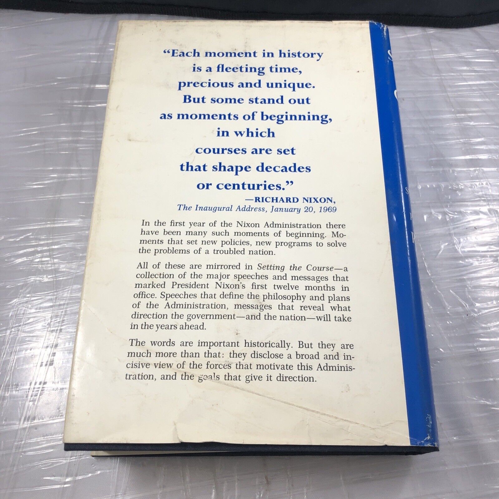 Setting the Course The First Year: Statements by Nixon 1970 Vintage Politics Ame