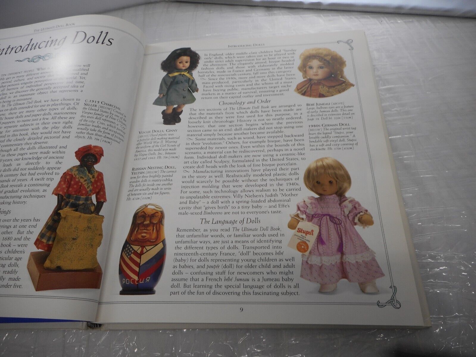 The Ultimate Doll Book by Caroline Goodfellow 1993 Hardcover History 1st PRINT