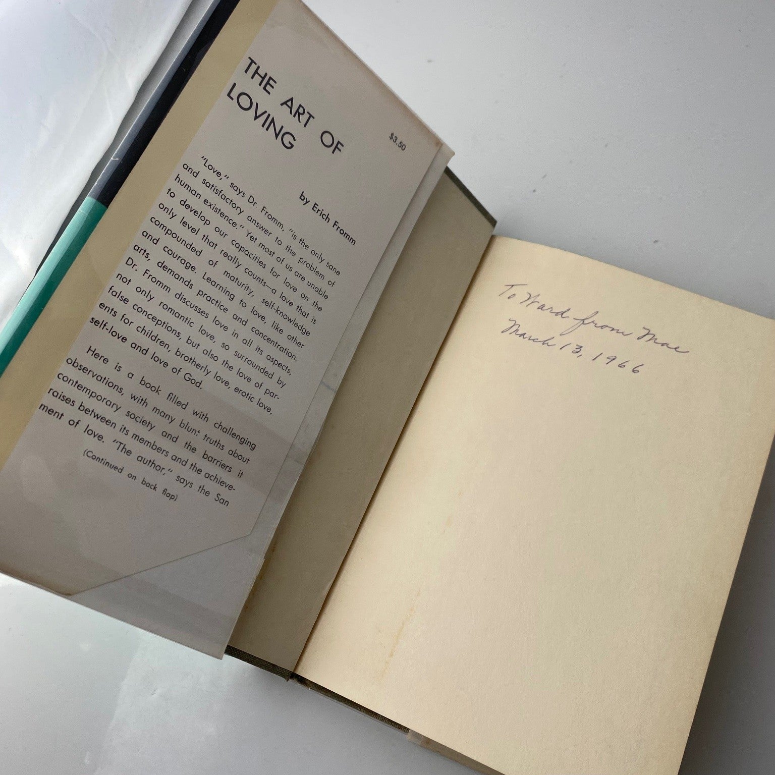 The Art of Loving Erich Fromm 1956 First Edition Psychology Harper & Row