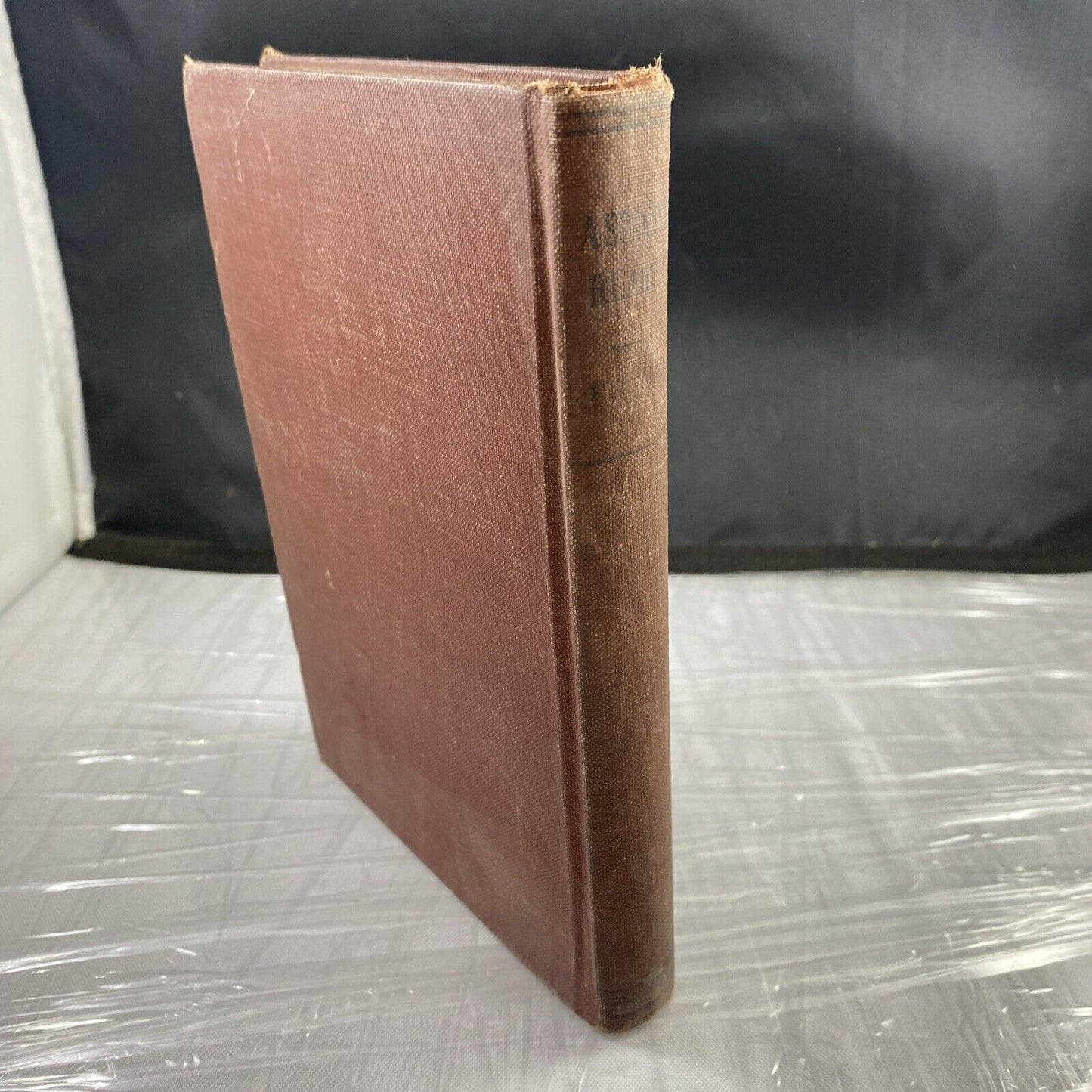 ANTIQUE Hardcover A SPANISH READER John M Pittaro 1919 Vintage Textbook Red