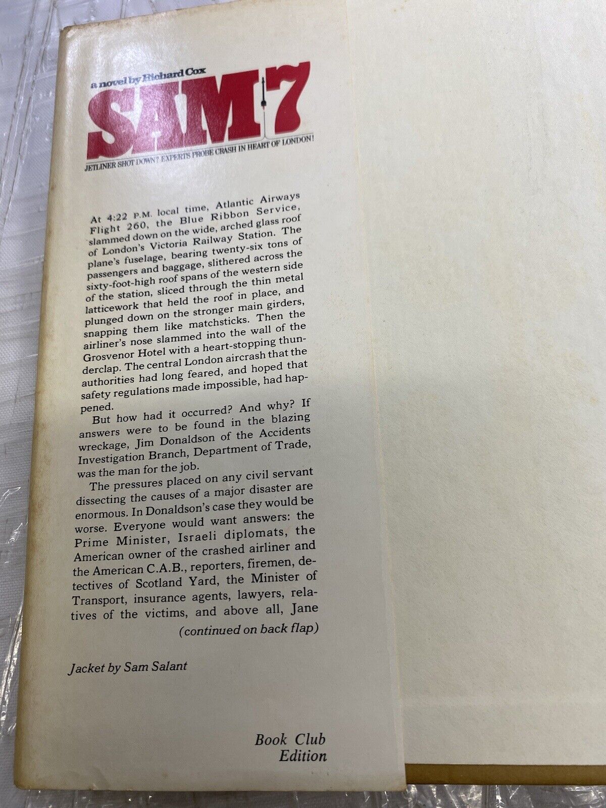 Sam 7 Rare Readers Digest Press Novel Hardcover Dust Jacket Vintage 70s