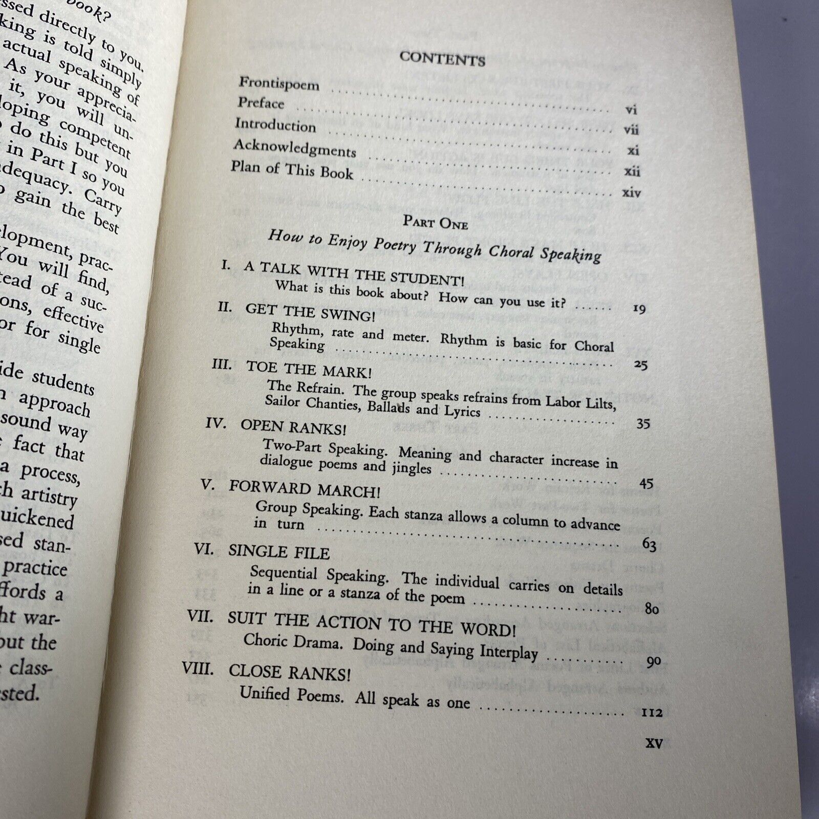 1939 Choral Verse Speaking. E. Keppie. Speech Improvement & Poetry Appreciation