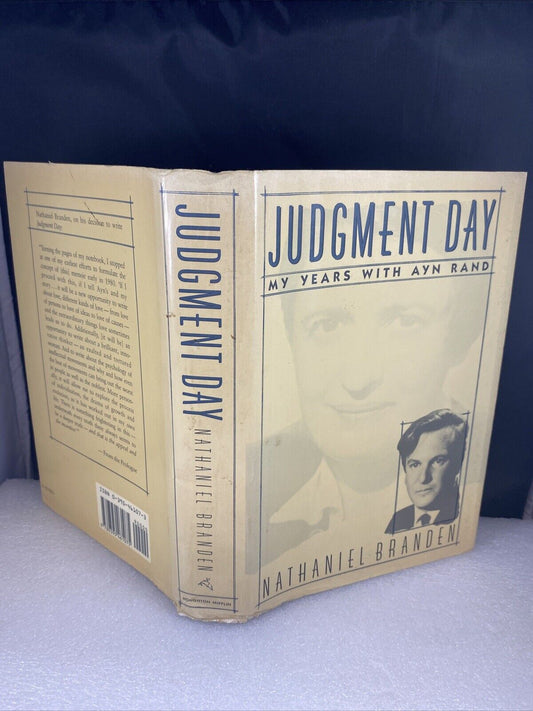 Nathaniel BRANDEN / Judgment Day My Years with Ayn Rand First Edition Print