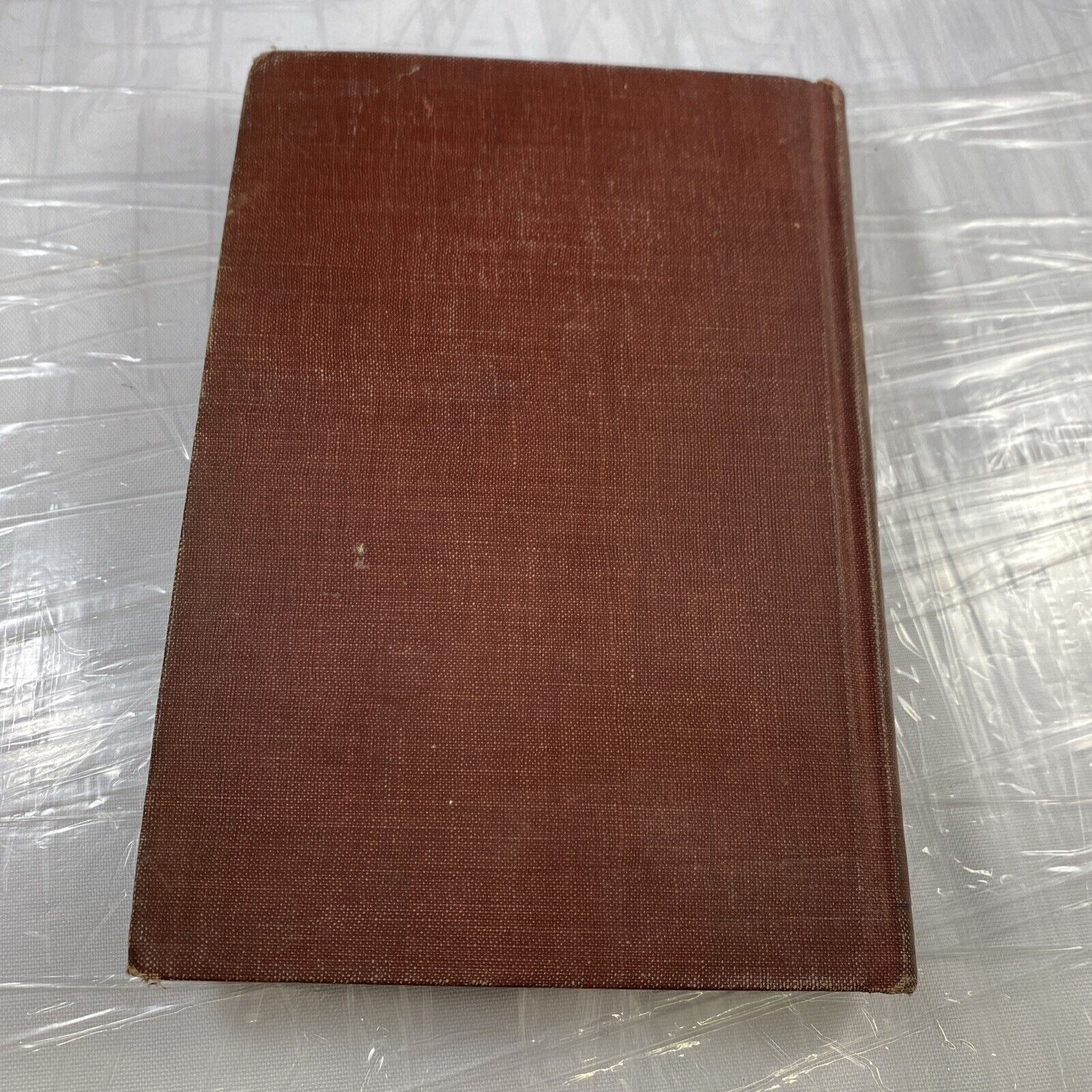 ANTIQUE Hardcover A SPANISH READER John M Pittaro 1919 Vintage Textbook Red