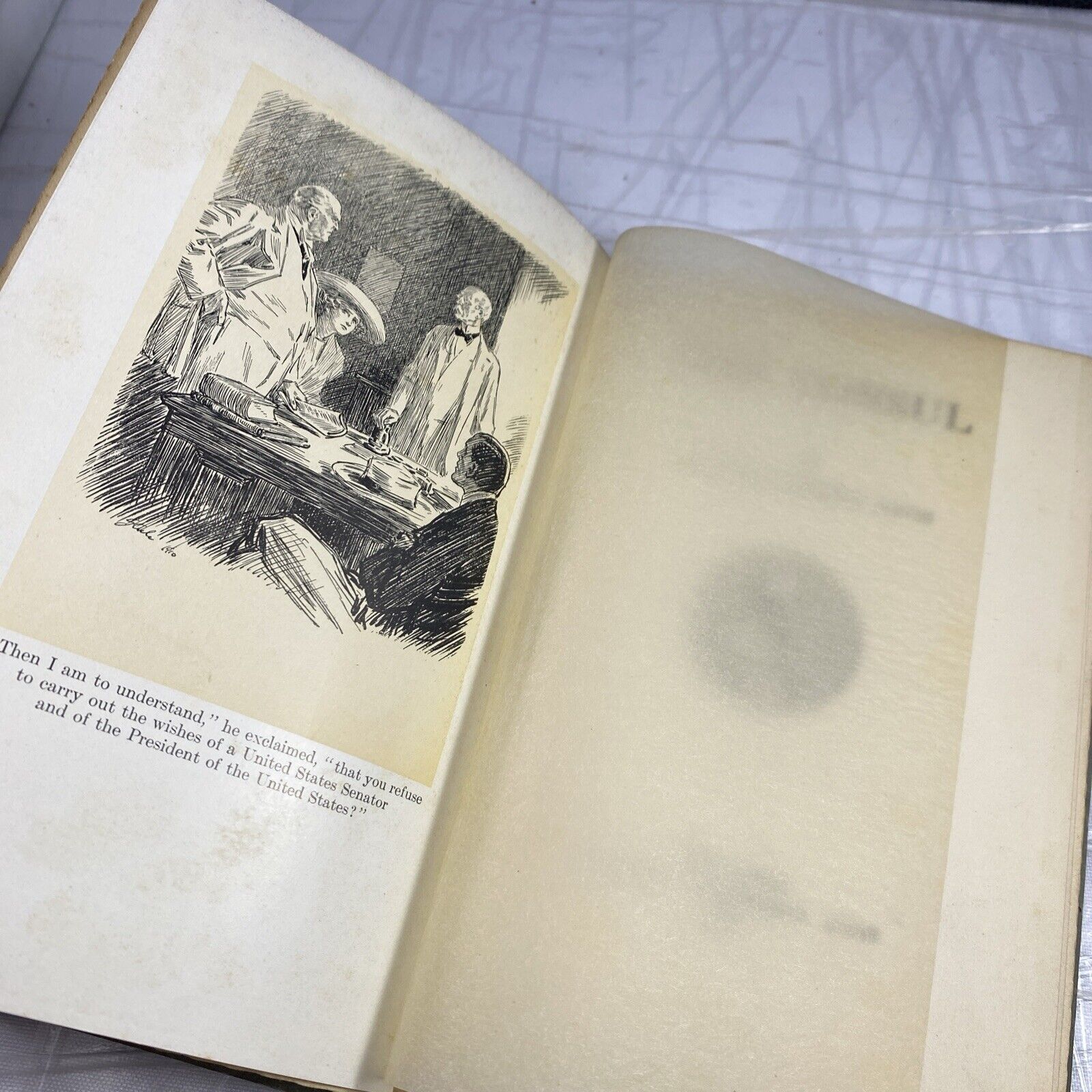 Richard Harding Davis THE CONSUL  1st Edition 1st Printing / Hardcover VTG HF