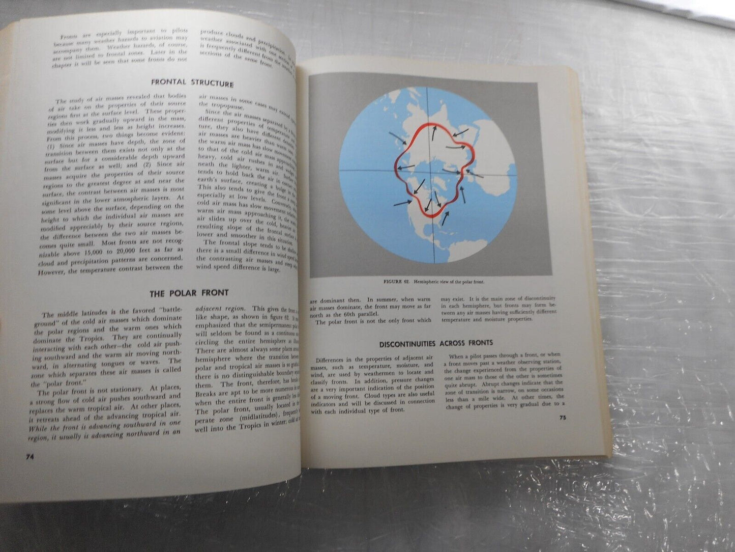 AVIATION WEATHER FOR PILOTS AND FLIGHT OPERATIONS PERSON, 1965, USED.299 PAGES. 