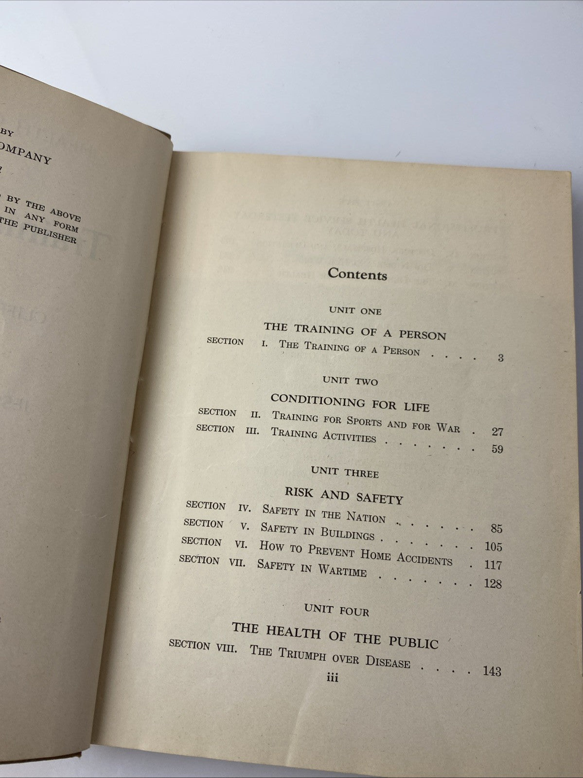 Health Of Our Nation Book A Training For Living By Clifford Brownell 1943 VTG