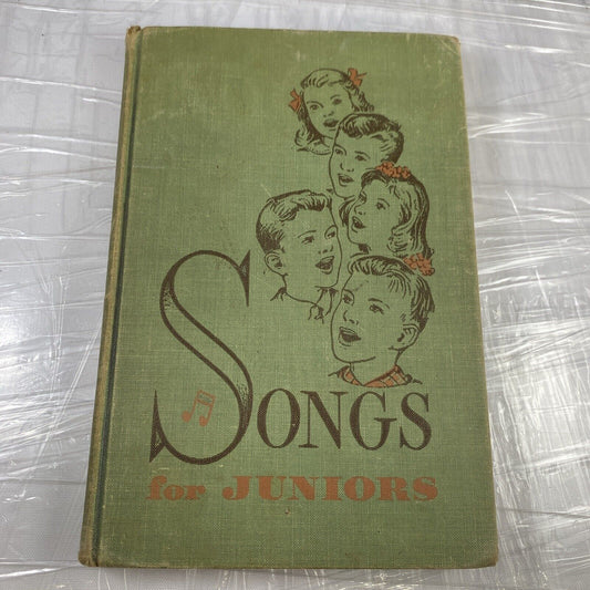 SONGS FOR JUNIORS  HYMNAL - 1953 BROADMAN PRESS - SILVER TEXAS,  BAPTIST CHURCH