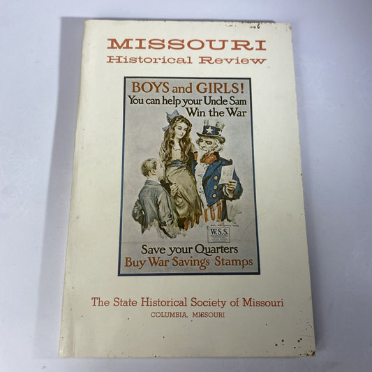 Missouri Historical Review Magazine October 1971 Vintage MO Magazine patriotic