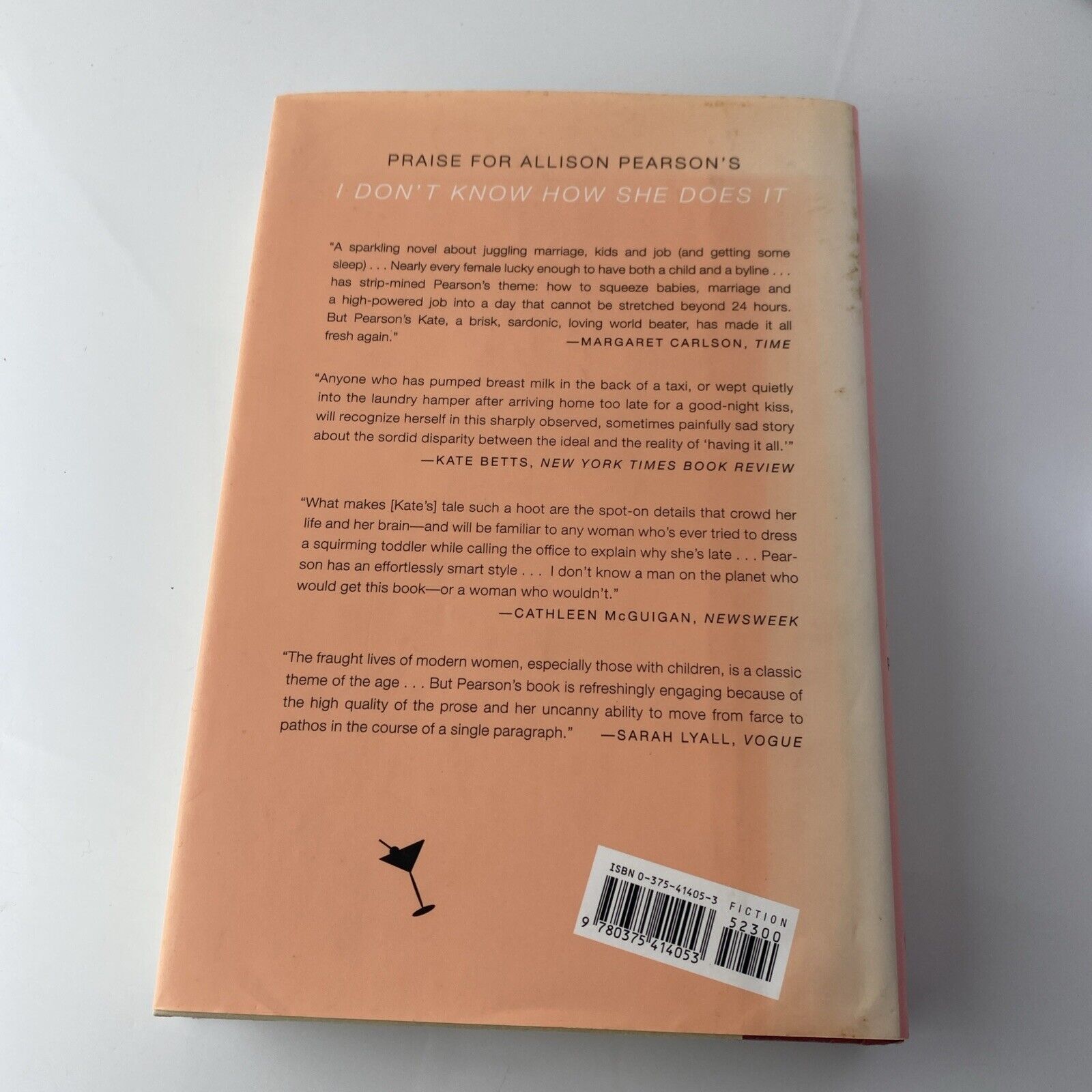 I Don't Know How She Does It By Allison Pearson 2002 Hardcover/ Dust Jacket