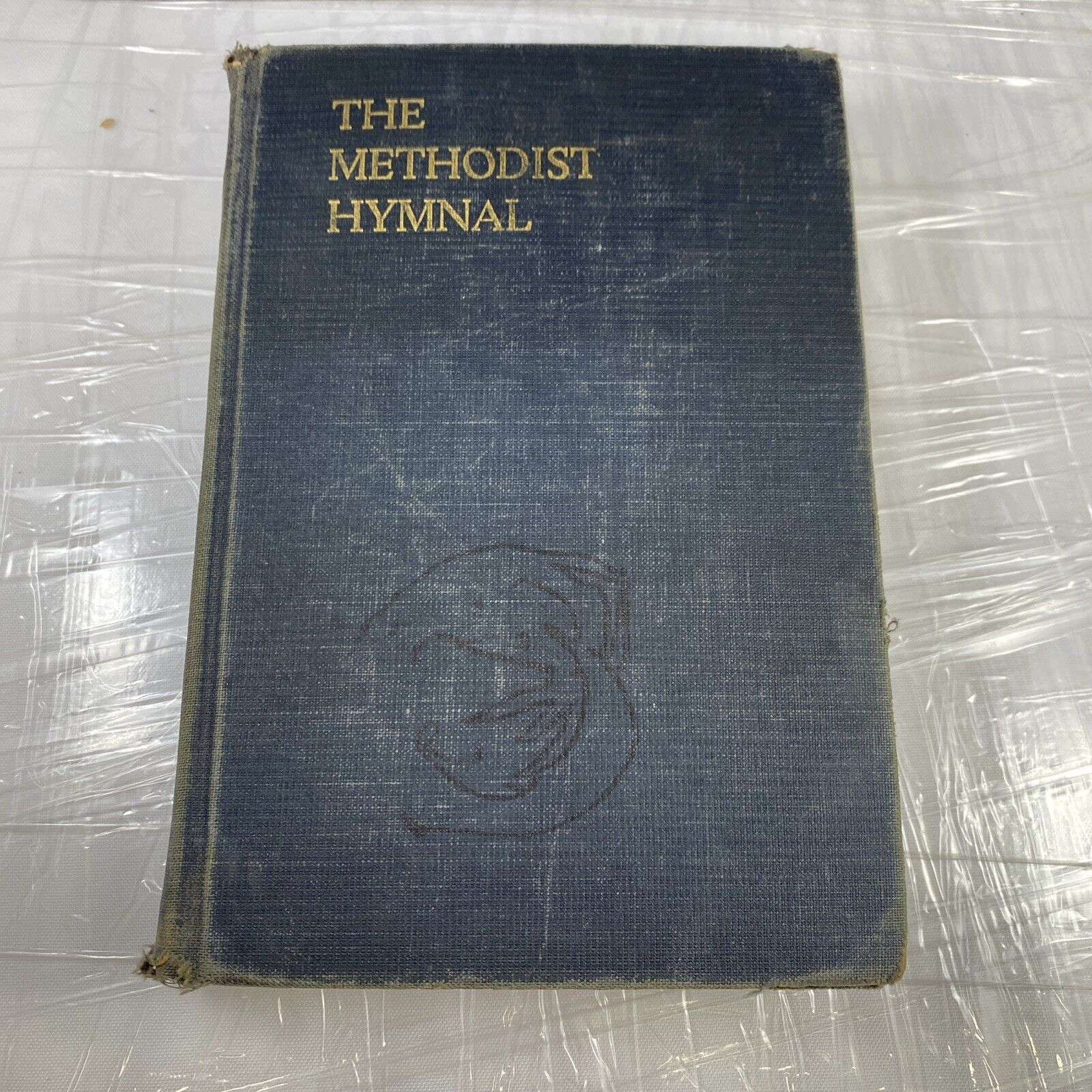 The Methodist Hymnal 1939 Hardcover Christian Vintage Songbook Worn Religious