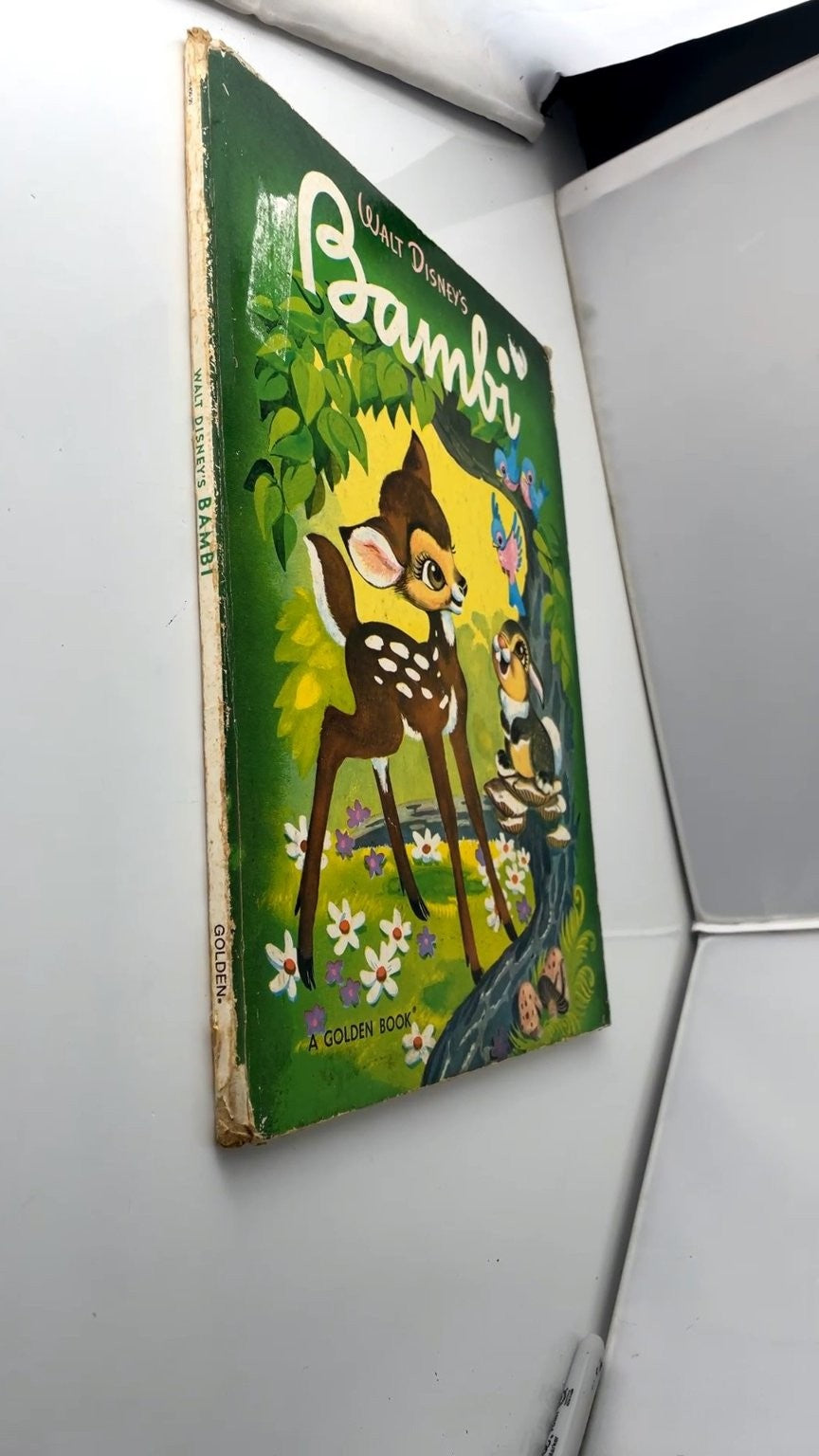 Walt Disney's Bambi Golden Book 1982 30th Printing Illustrated