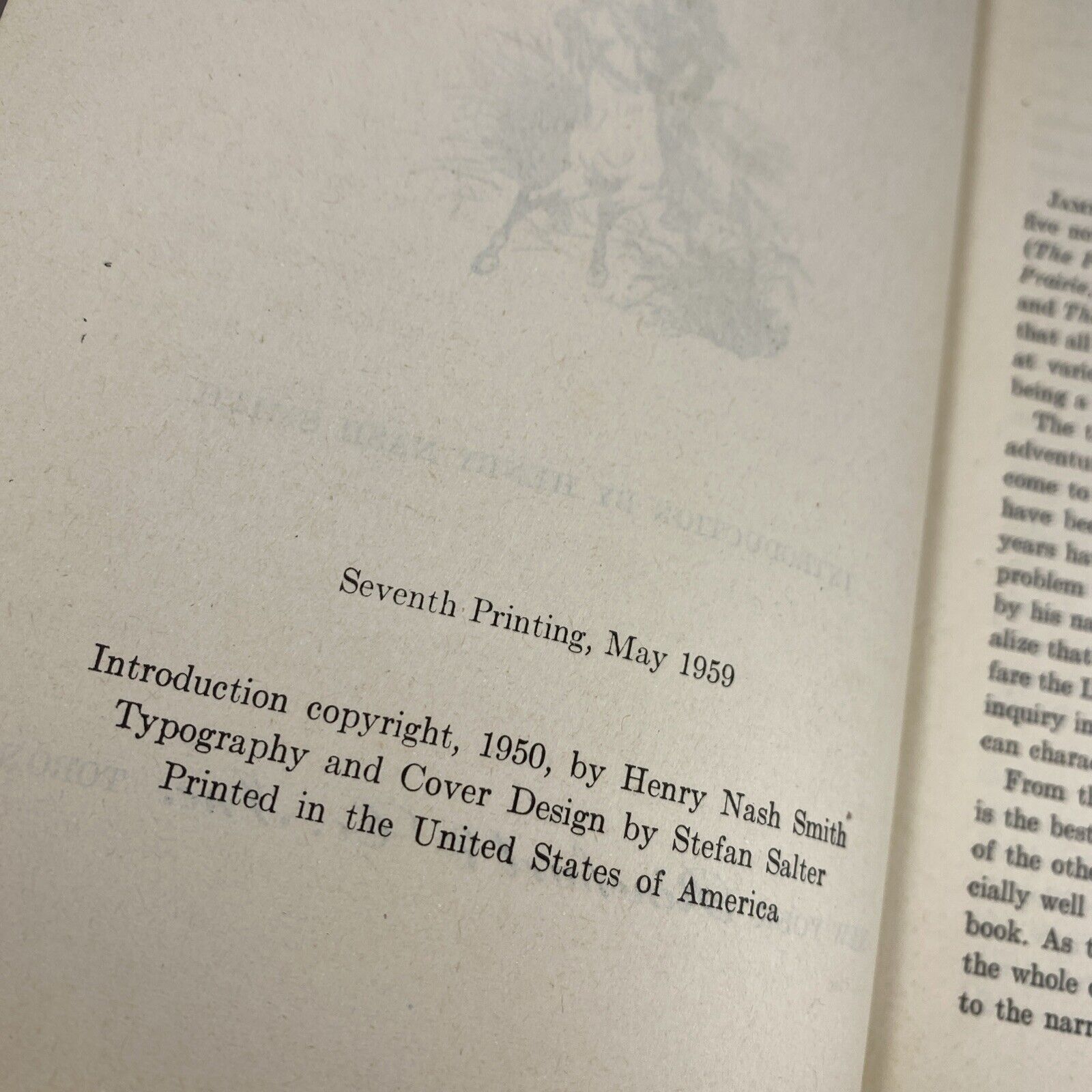 The Prairie by James Fenimore Cooper - Rinehart Editions No. 26 Vintage Paperbac