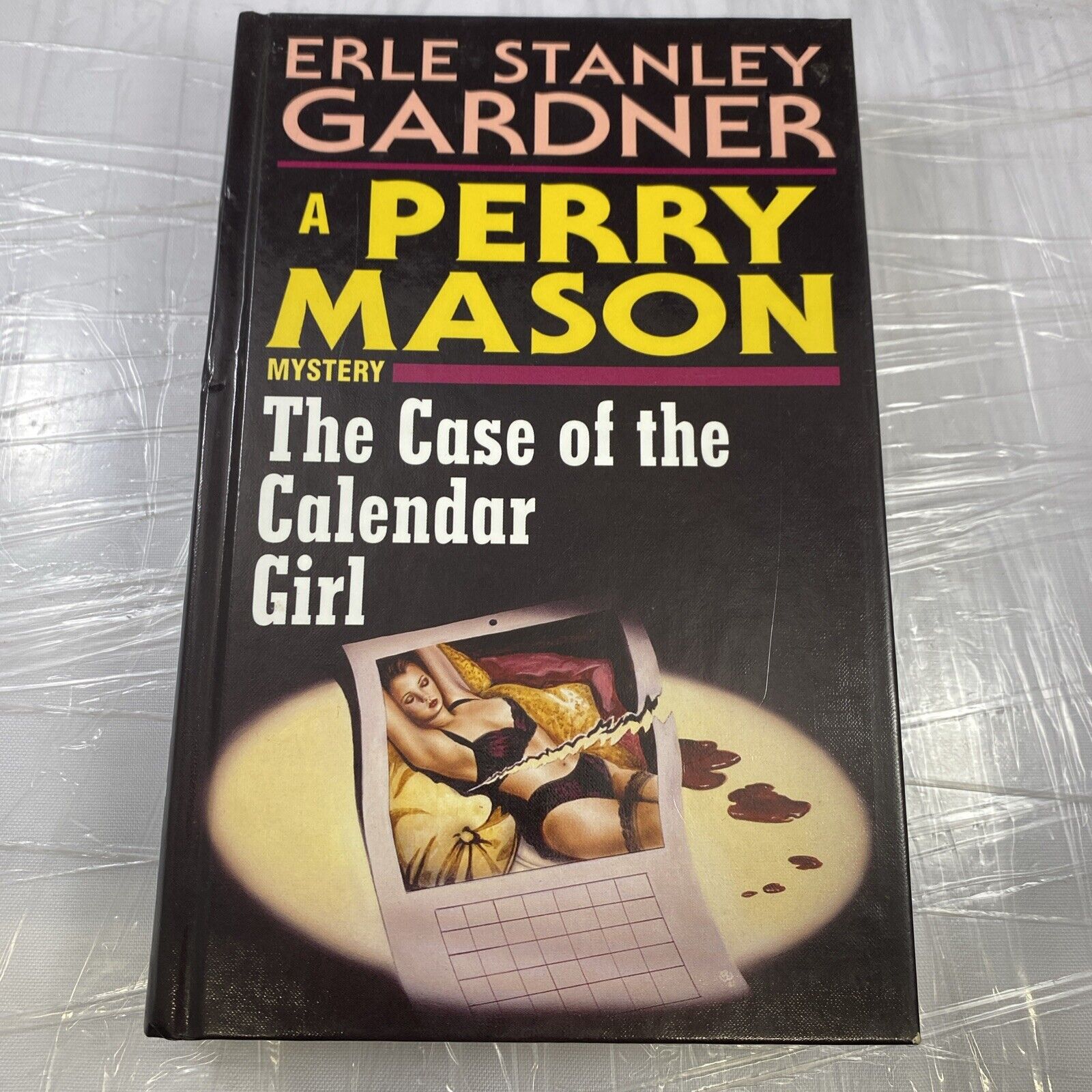 The Case Of The Calendar Girl (1958) Perry Mason RARE LARGE PRINT ED Thorndike