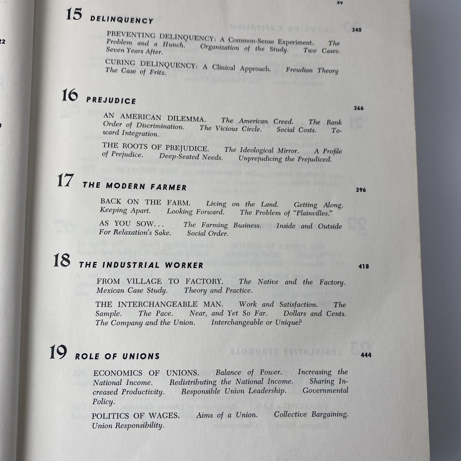 Vintage 60s Sociology History Textbook 1965 Society and Man 7th Edition