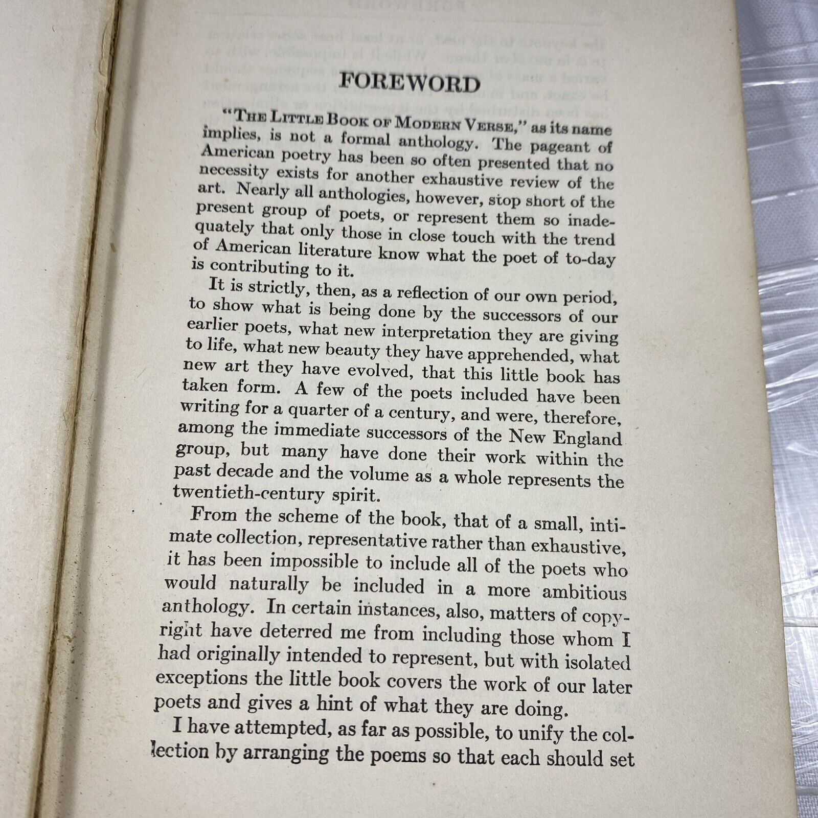 The Little Book of Modern Verse Edited by Jessie B. Rittenhouse 1917 Red Antique