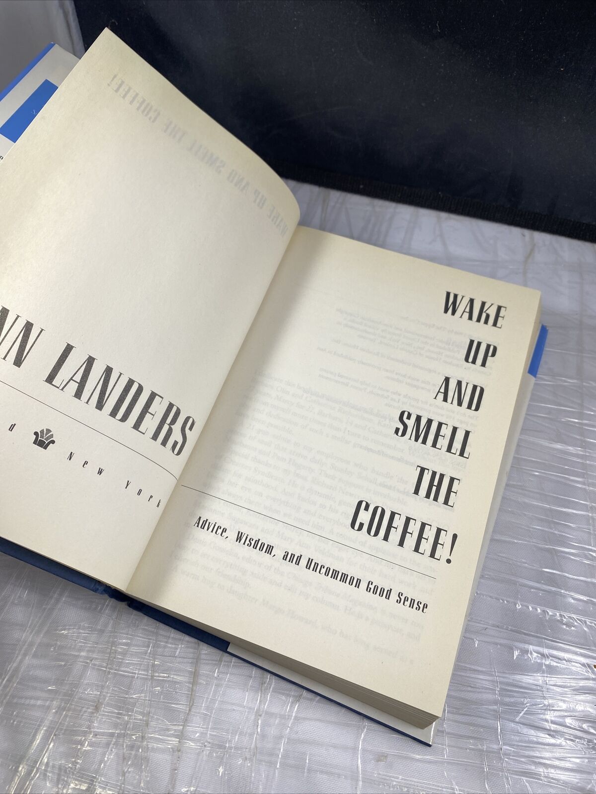 Wake Up and Smell the Coffee by Ann Landers 1996 Vintage Self Help Book