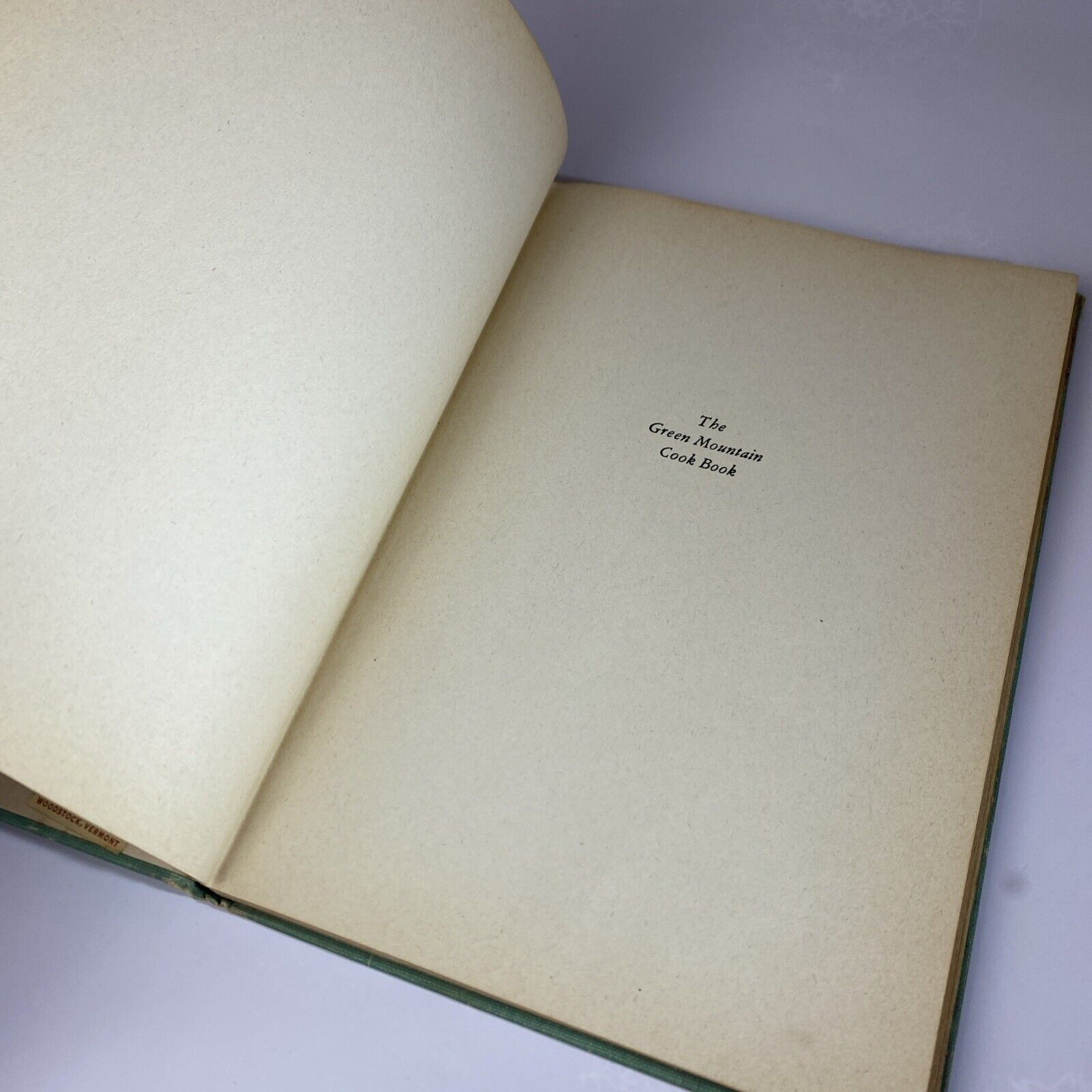 1941 The Green Mountain Cook Book by Aristene Pixley Rare Vermont Vintage Recipe