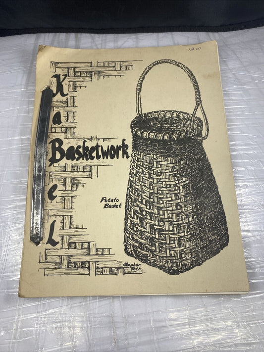 Kabel Basketwork Basket Weaving Art Book Rare Antique Vintage Unique Guide Book
