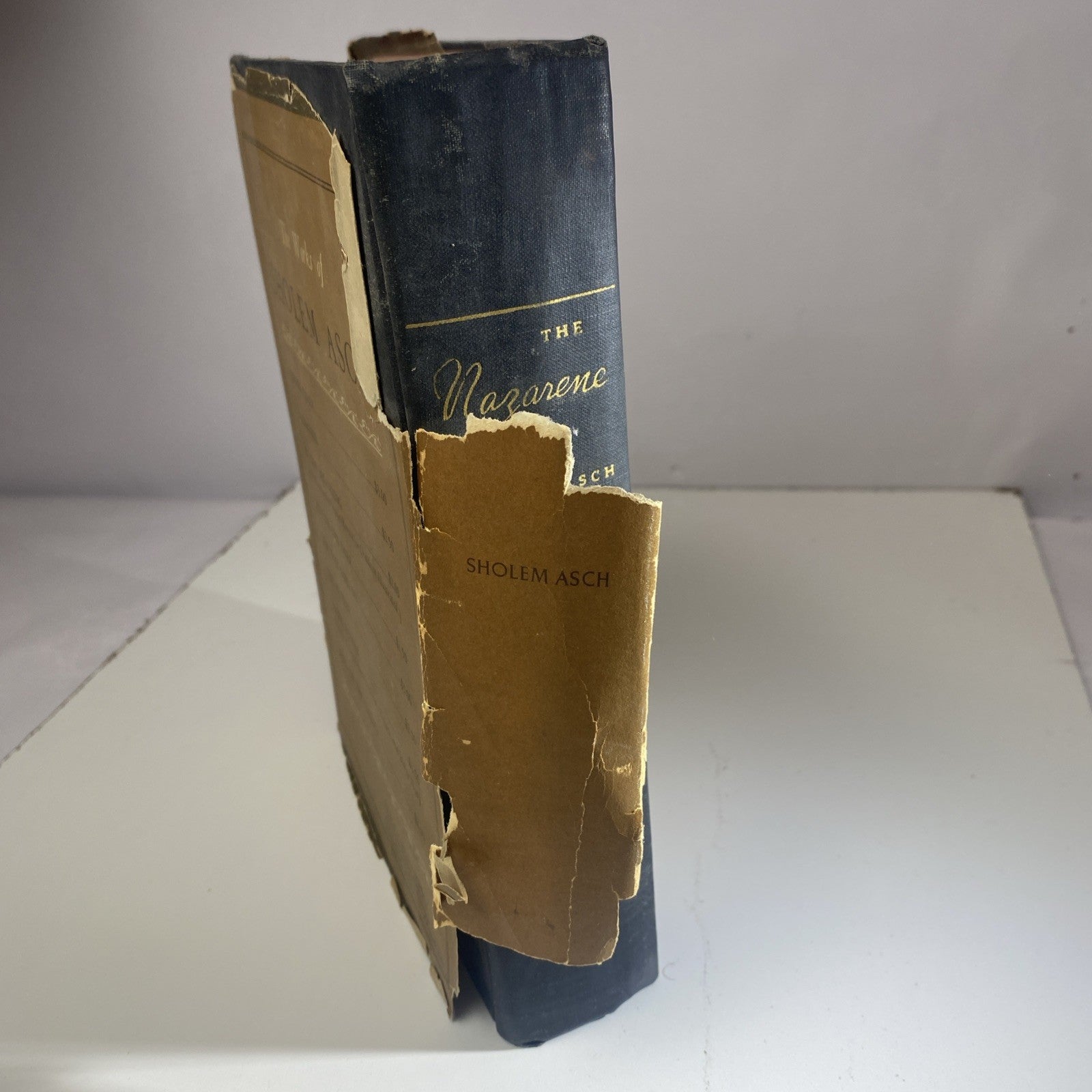Vintage First Print Novel Of Jesus THE NAZARENE by Sholem Asch Hardcover 1939