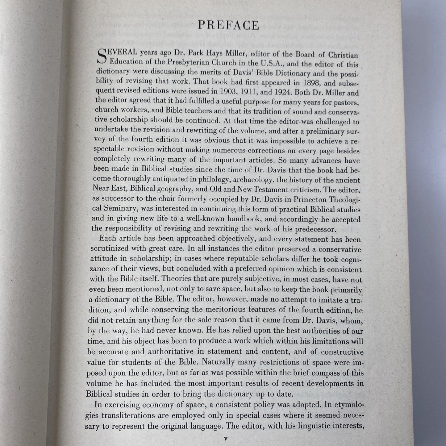 The Westminster Dictionary of the Bible John Davis and Henry Gehman 1944