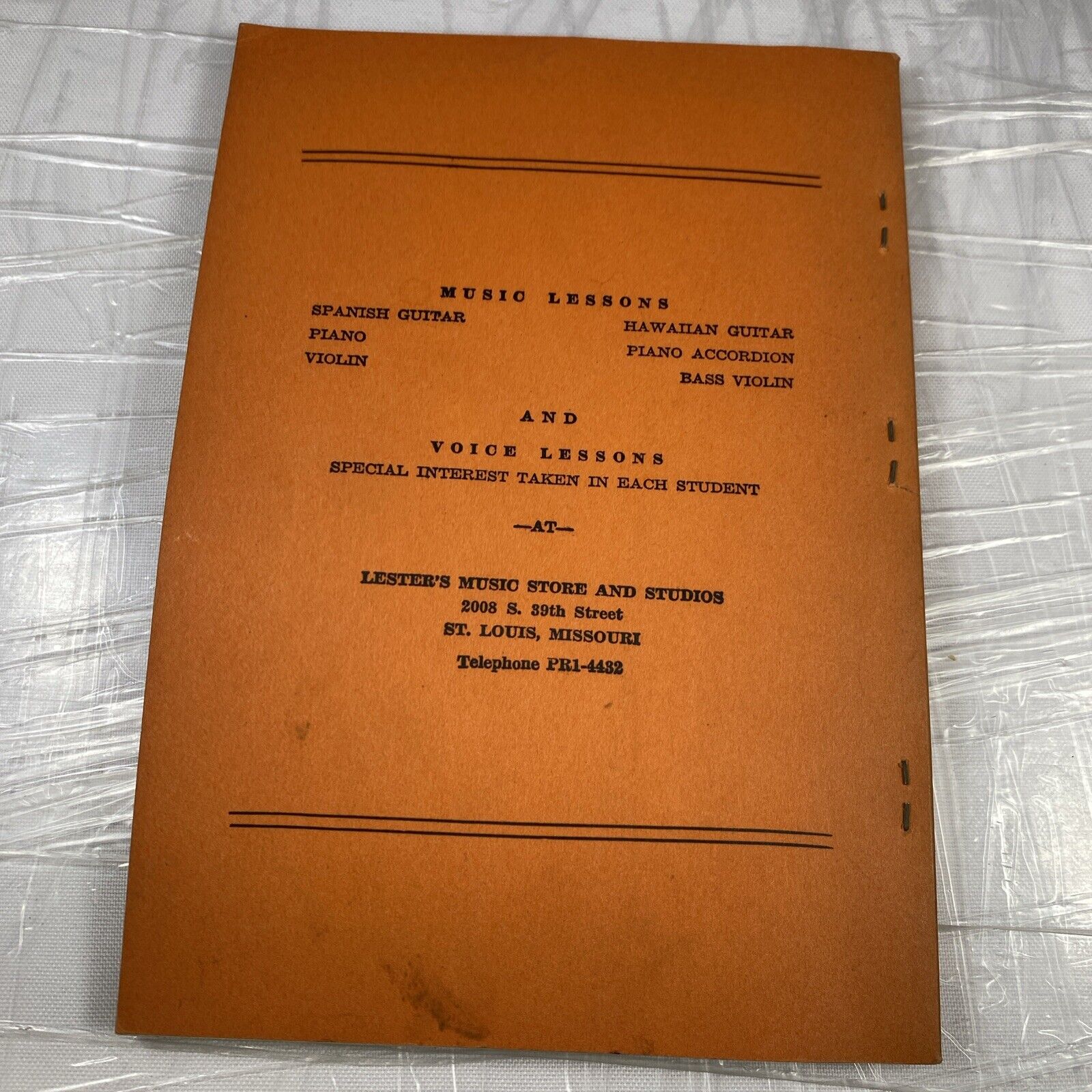 THE LESTER family gospel songbook kstl 690 On Dial saint louis 1, mo Hymns