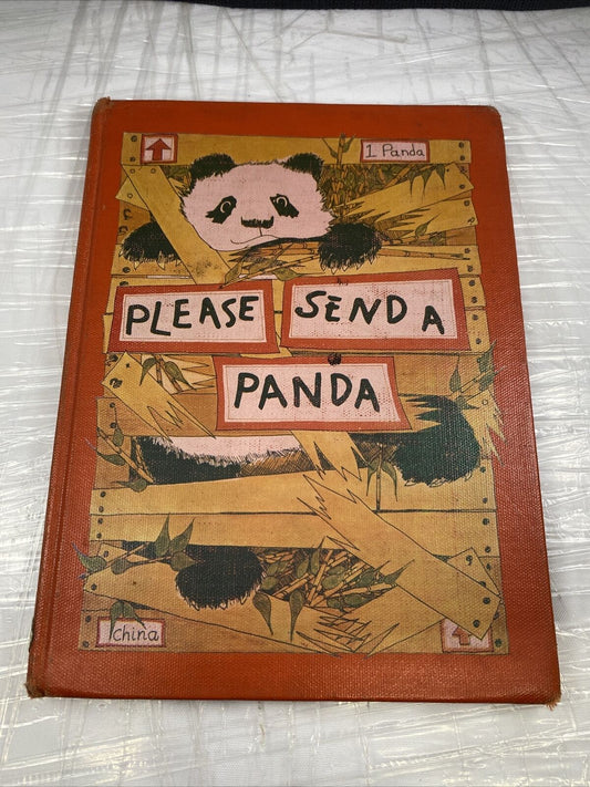 Please Send a Panda Vintage 70s Children’s Book China Panda Monkey Animals