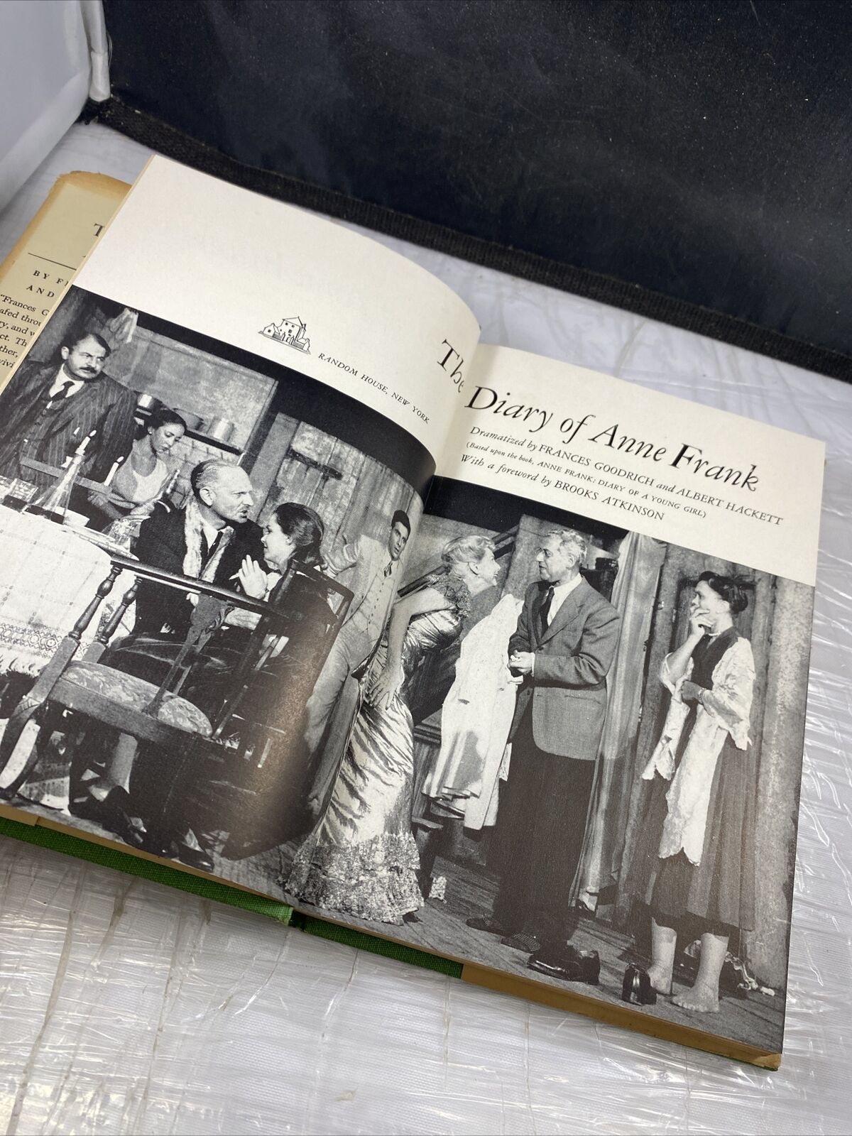 The Diary Of Anne Frank Hardcover Vintage Rare First Book Club Edition 1956