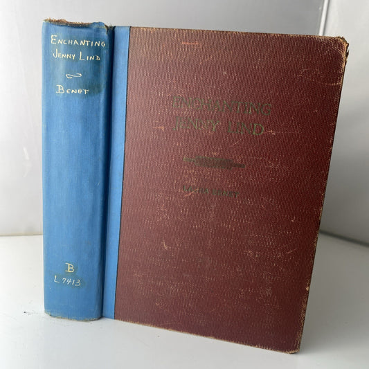 Enchanting Jenny Lind, Laura Benet Dodd, Mead & Co 1939 hardcover jk116