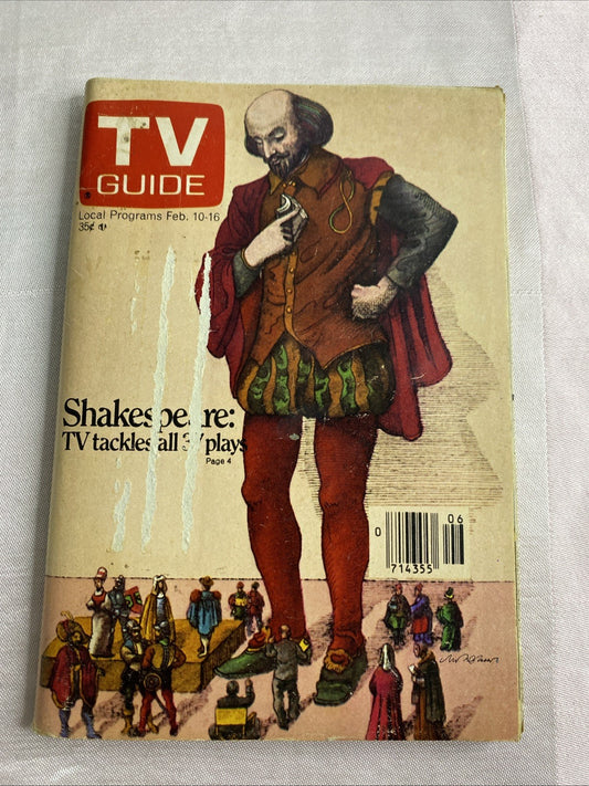 TV Guide Magazine February 10 1979 Shakespeare TV Tackle 37 Plays L.A. Edition
