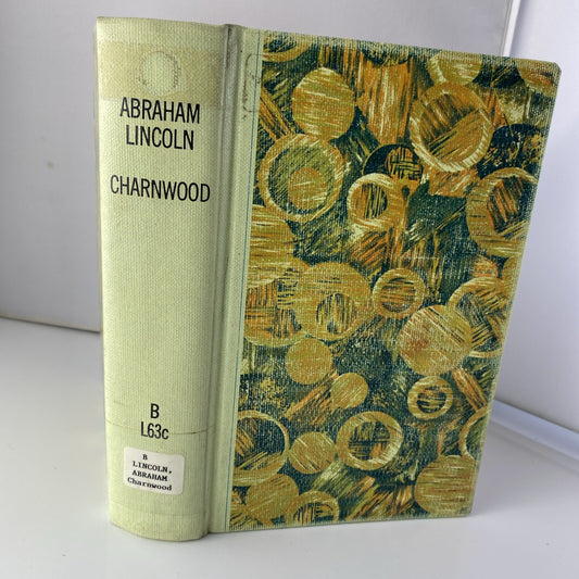 Unique Library Binding Abraham Lincoln By Lord Charnwood 1917 1st Edition