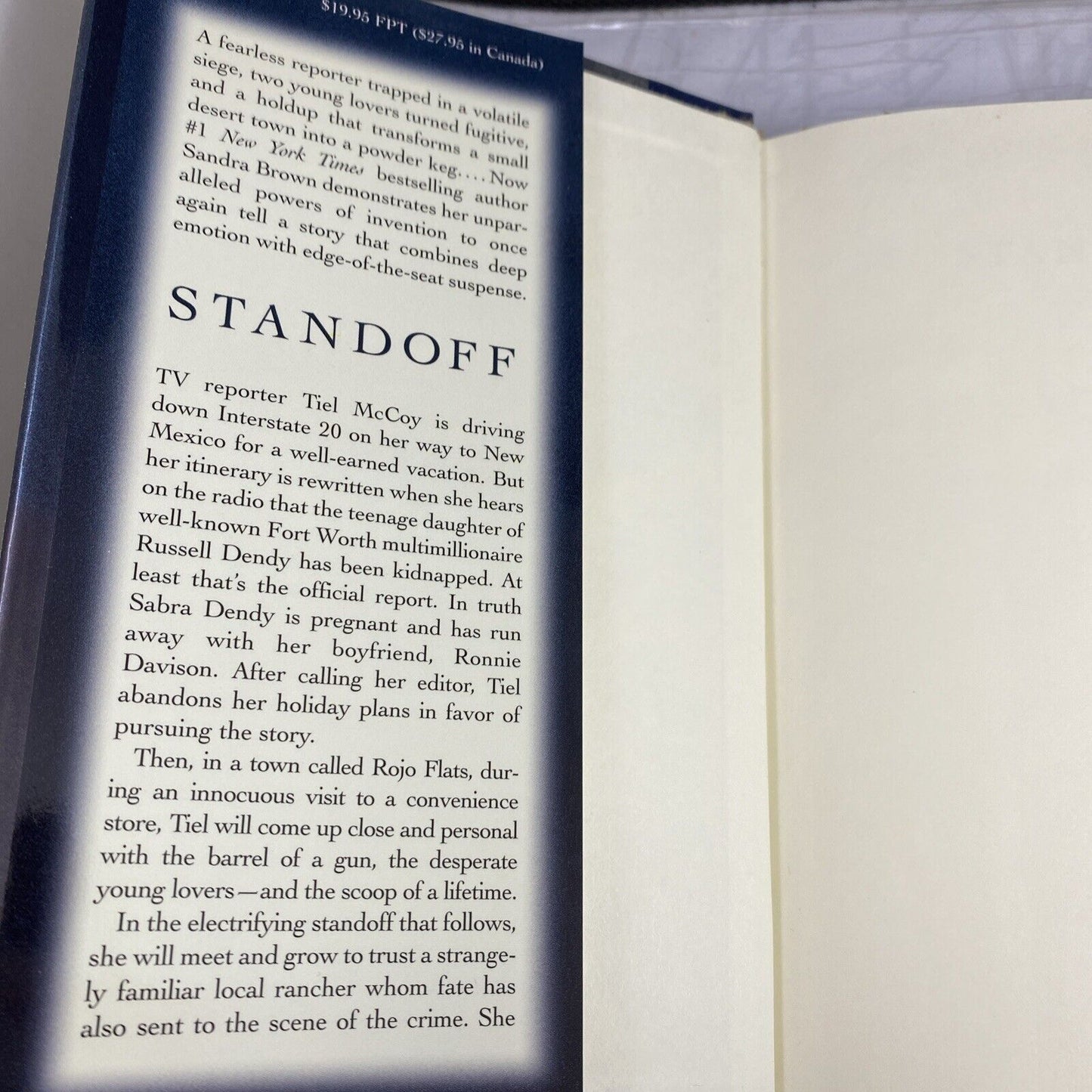 Standoff by Sandra Brown (2000, Hardcover) Book Club Edition