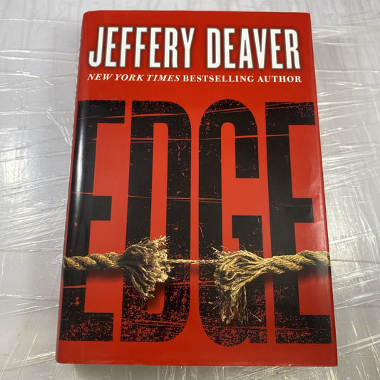 Edge by Jeffery Deaver (2010, Hardcover) Mystery Thriller Book Club Edition. VG!