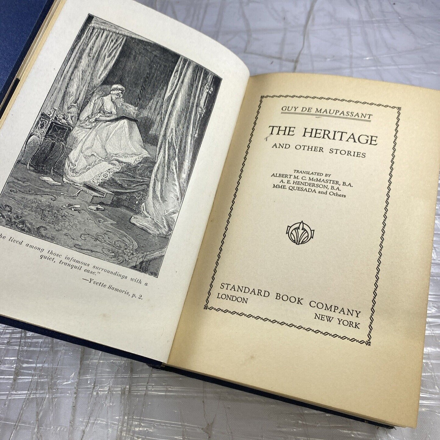 The Works of Guy de Maupassant 3 Volume Set Standard Book Vintage Literature